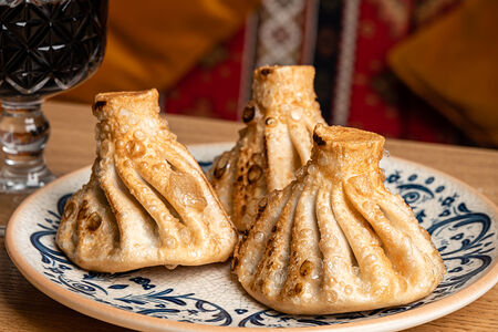 Хинкали по-тбилисски жареные