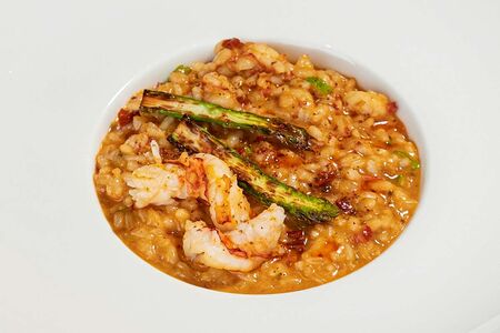 Ризотто с креветками