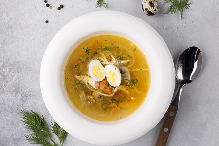 Суп-лапша куриная