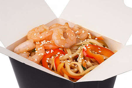 Удон с креветкой