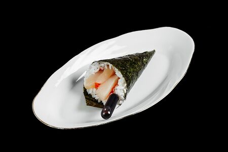 Хенд-ролл с гребешком