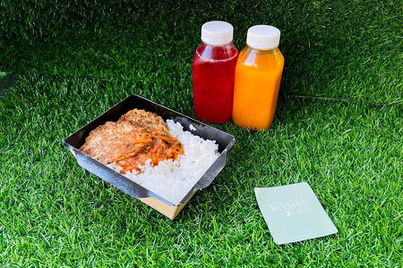 Ландорики куриные с гарниром