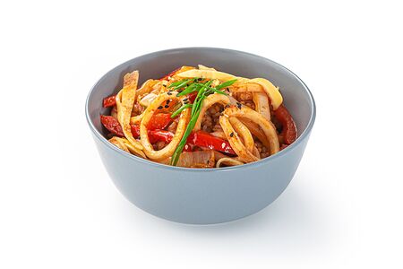 Тэппанъяки Рис с кальмаром