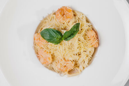 Паста с креветками