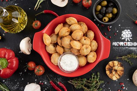 Жареные пельмешки к пиву