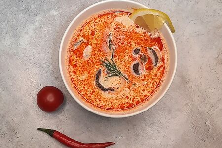 Суп Том ям с морепродуктами