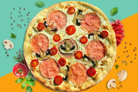 Ветчина-грибы 