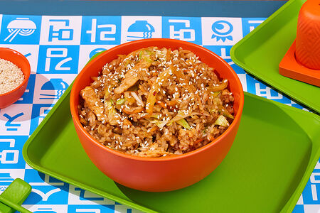 Рис с куриным филе в соусе Терияки