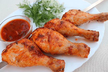 Шашлык из куриной голени
