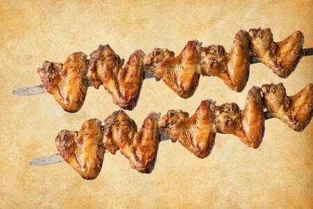 Шашлык из куриных крылышек