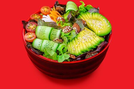 Салат имбирно-миндальный