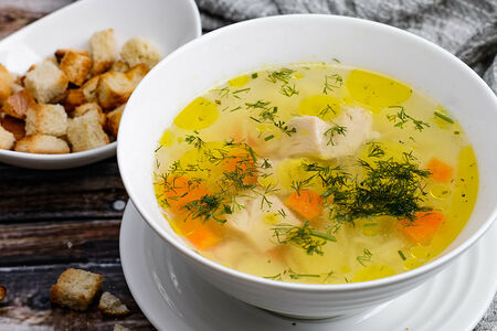 Суп куриный