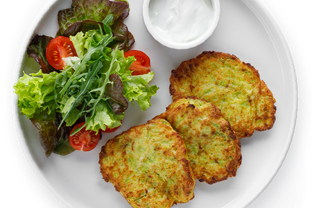 Кабачковые оладьи