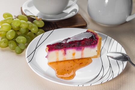 Чизкейк с лесными ягодами