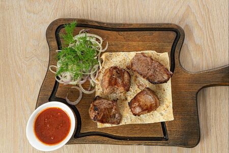 Шашлык из бараньей мякоти