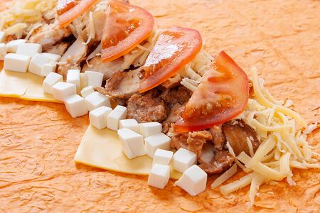 Сырная шаурма