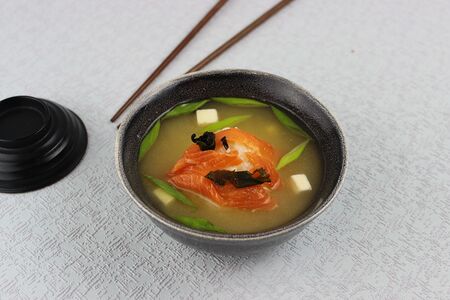 Мисо с лососем