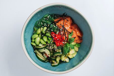 Поке с лососем