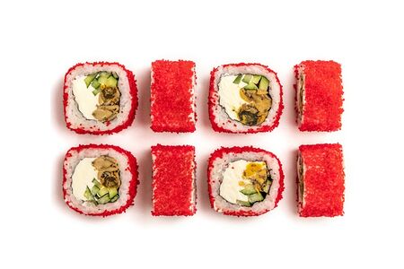 Ролл Калифорния с мидиями