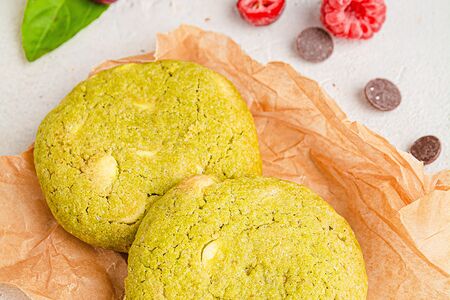 Печенье маття с белым шоколадом