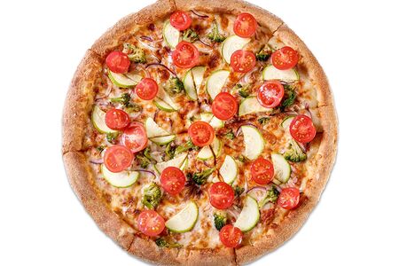 Пицца Вегетарианская на тонком тесте