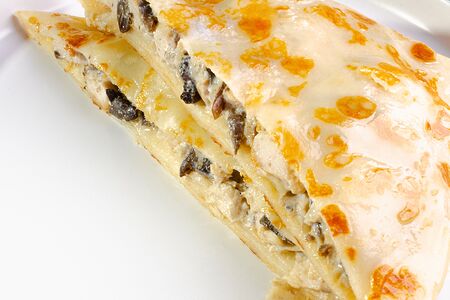 Блин с курочкой и грибами