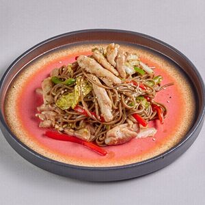 Гречневая лапша с курицей