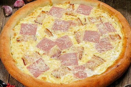 Пицца Утренняя с яйцом и беконом