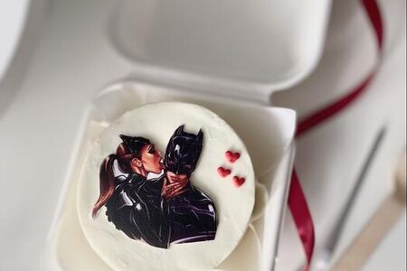 Бенто торт Бэтмен