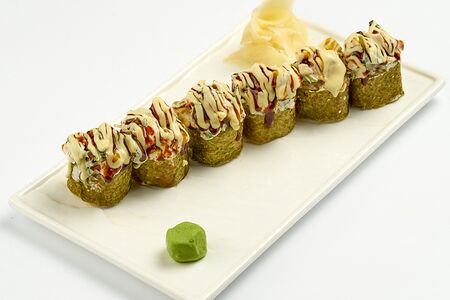 С креветками и сладким васаби