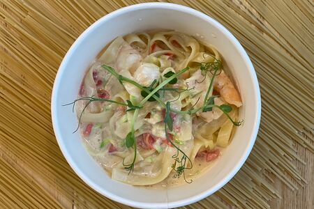 Паста с креветками