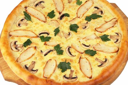 Сливочная с курицей и грибами