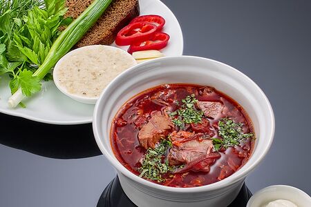 Борщ с говядиной