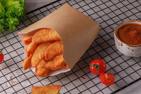 Картофель по-деревенски мини