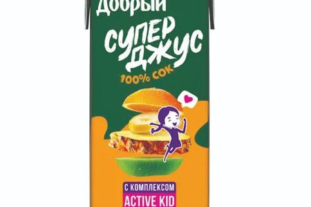 Сок Добрый Active kid мультифрукт