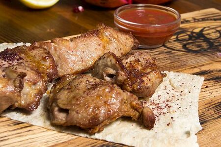 Шашлык из телячьей мякоти