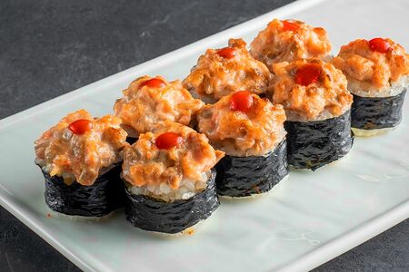 Мини-острый запеченный с лососем