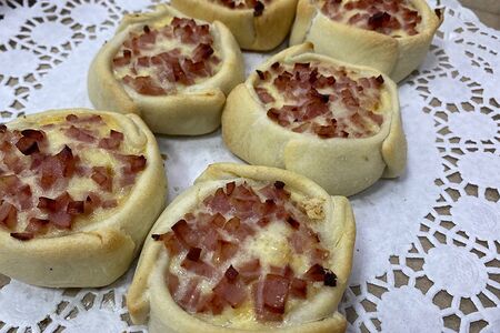 Перепечки с ветчиной