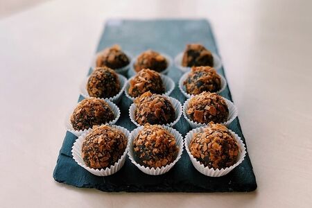 Трюфель темный шоколад-апельсин