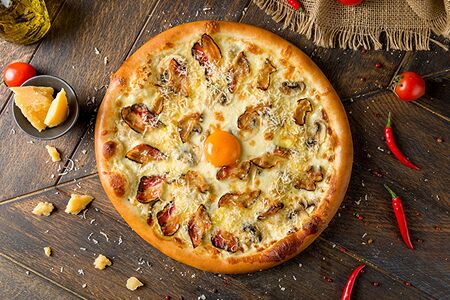 Карбонара с грибами