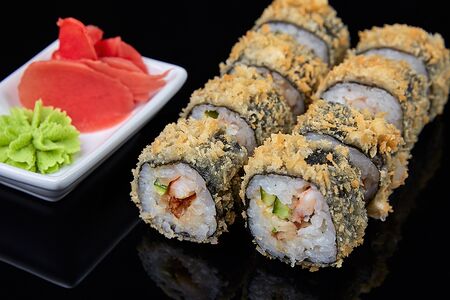 Жареный с угрем