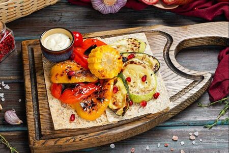 Овощи на углях