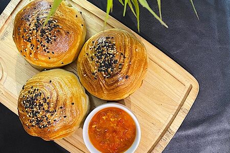 Самса с говядиной в духовке