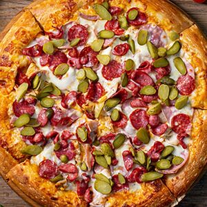 Мега мясная  27 см