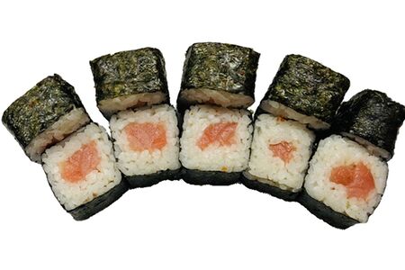 Ролл с лососем