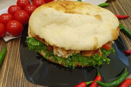 Донер в тандырной пите