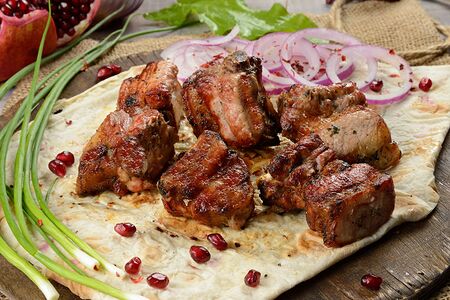 Шашлык из свиных ребер