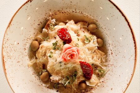 Фетучини с курицей