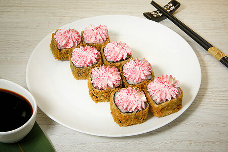 Ролл жареный Лава темпура с лососем