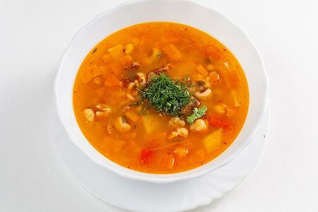 Мастава с говядиной и рисом